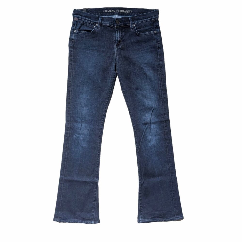 EUC Citizens of Humanity Stretch Bootcut Jeans Women's 29 x 29 dark blue denim